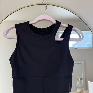 Lululemon Athletica Black Crop Top